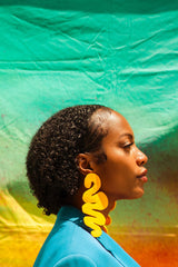 'THE SWIRL' STATEMENT EARRINGS - 6 COLOUR OPTIONS