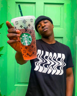 Blessed - Unisex T-shirt - In Black (Screen print design) - Relaxed Fit