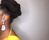 LUCY MARBLE EFFECT EARRINGS