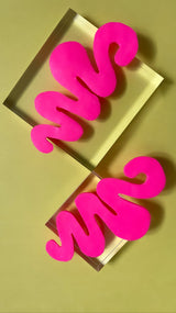 'THE SWIRL' STATEMENT EARRINGS - 6 COLOUR OPTIONS