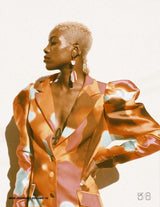 JULIANA MARBLE EFFECT EARRINGS