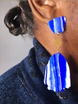 LUCY MARBLE EFFECT EARRINGS