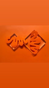 ZIA `THE SWIRL' STATEMENT EARRINGS