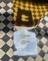 "ALL EYES ON ME" CRYSTAL CLEAR BEADED EARRINGS