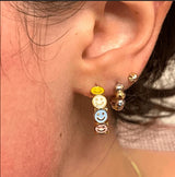 Smile You've Got This Hoop Earrings in Multi colour