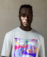 'Oswald' Wavy Warp Unisex T-shirt - Relaxed Fit