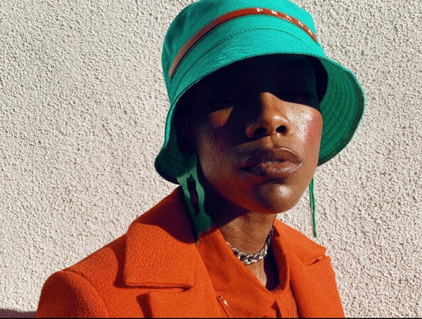 MINOR ALTERATIONS —— By Beoncia Dunn Featuring Laoxa GREEN DOOR KNOCKER EARRINGS