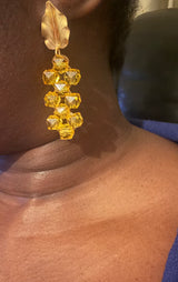 GOLDEN EMPRESS DROP EARRINGS