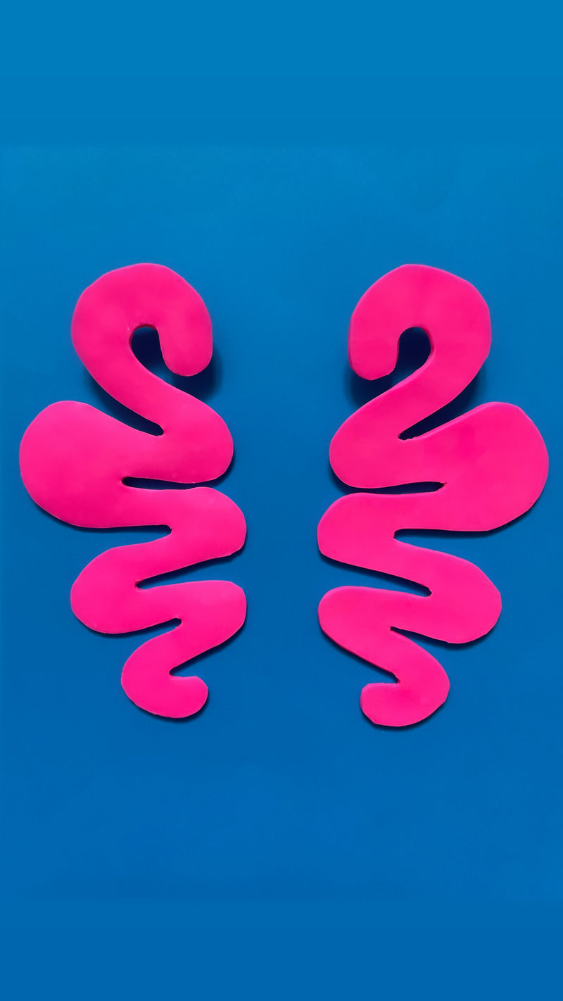 BELLE 'THE SWIRL' STATEMENT EARRINGS
