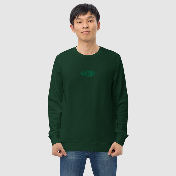 'Mind Over Matter' Embroidery Sweatshirt