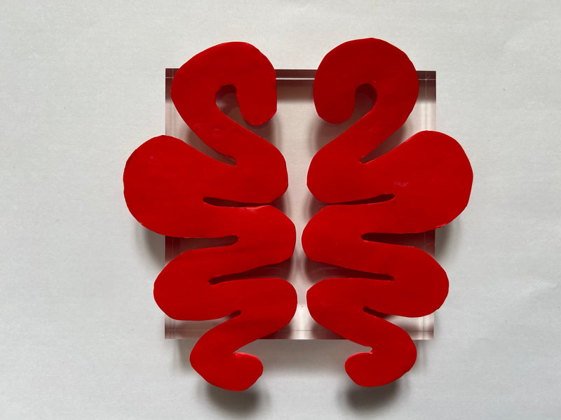 'THE SWIRL' STATEMENT EARRINGS - 6 COLOUR OPTIONS
