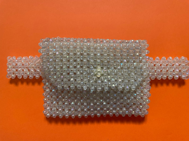 'Krystal' Beaded Chain Waist Bag