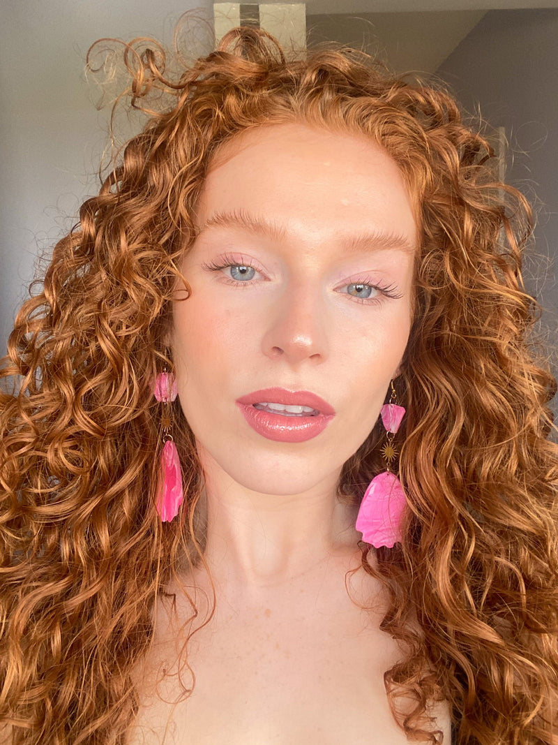 JULIANA MARBLE EFFECT EARRINGS