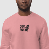 'Don't Give Up' Embroidery Sweatshirt